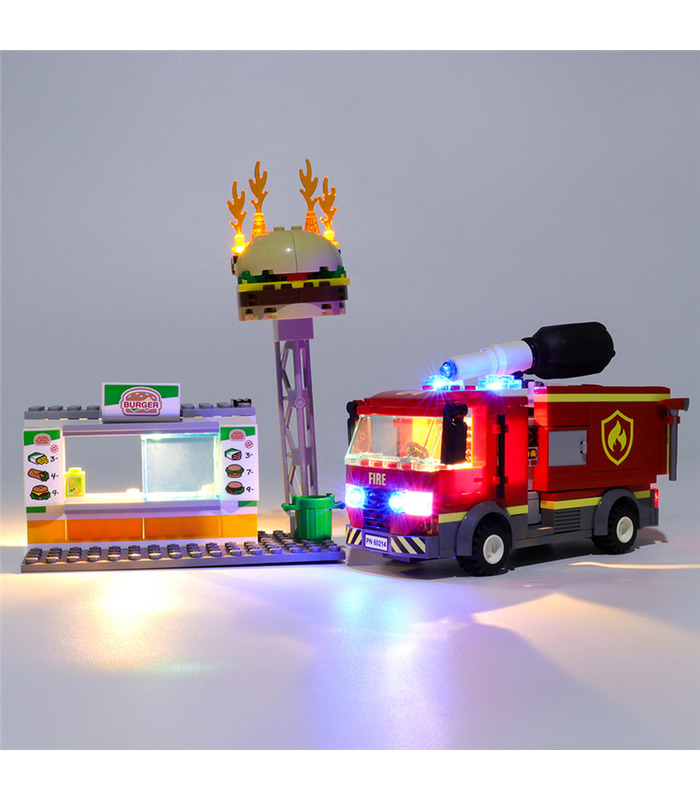 Kit de luz Para la Hamburguesa de la Barra de Bomberos y Rescate Set de Iluminación LED 60214