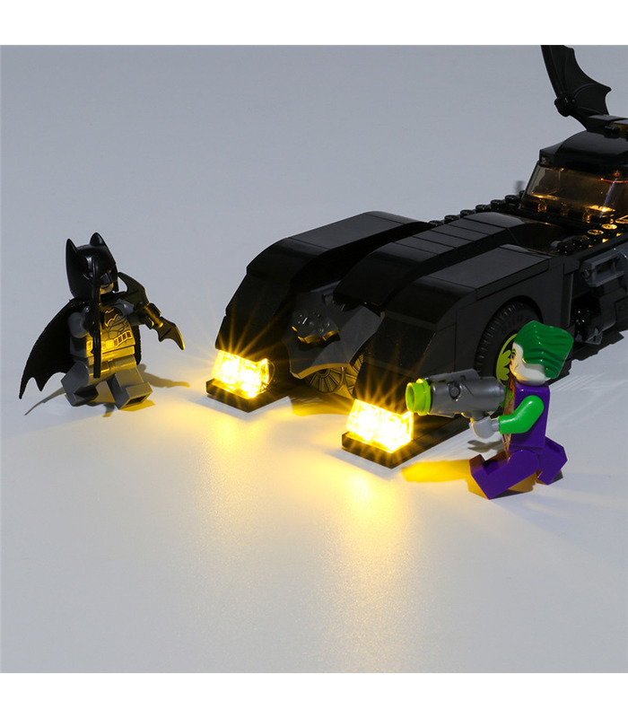 Kit d'éclairage Pour la Batmobile: Poursuite du Joker Set de projecteurs à LED 76119