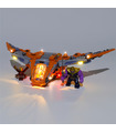 Kit d'éclairage Pour Thanos Bataille Ultime Set de projecteurs à LED 76107