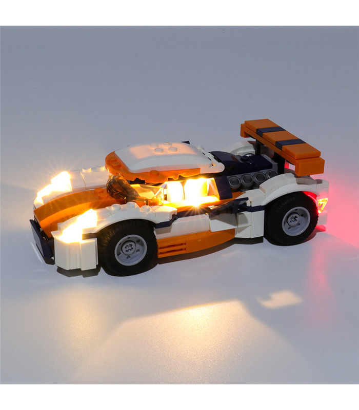 Kit d'éclairage Pour le Coucher du soleil Track Racer Set de projecteurs à LED 31089