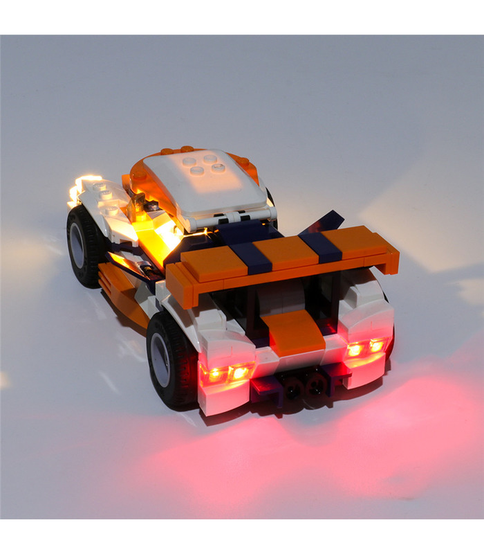 Kit d'éclairage Pour le Coucher du soleil Track Racer Set de projecteurs à LED 31089