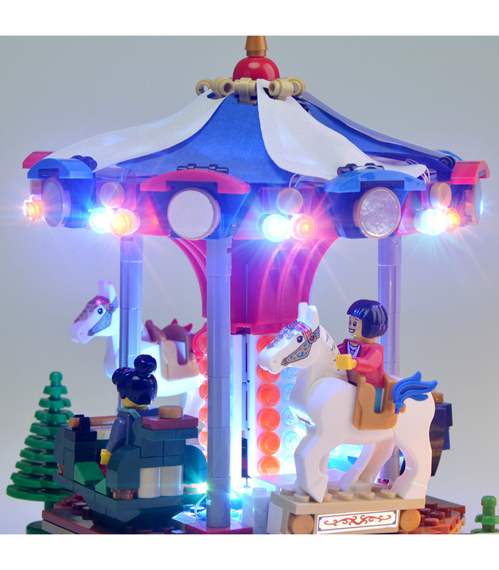 Kit de lumière Pour Noël, le Village d'Hiver Marché de l'Éclairage LED Set 10235