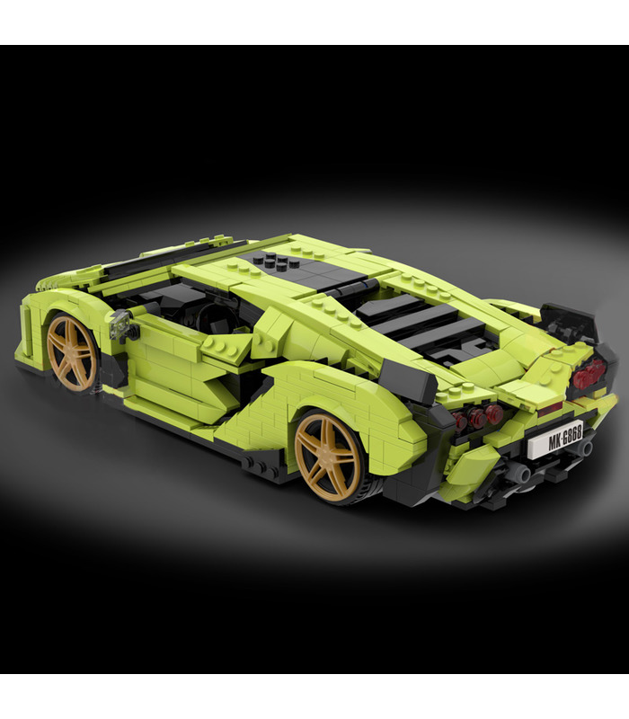 FORMKÖNIG 10011 Lamborghini Sian Sportwagen Bausteine Spielzeugset