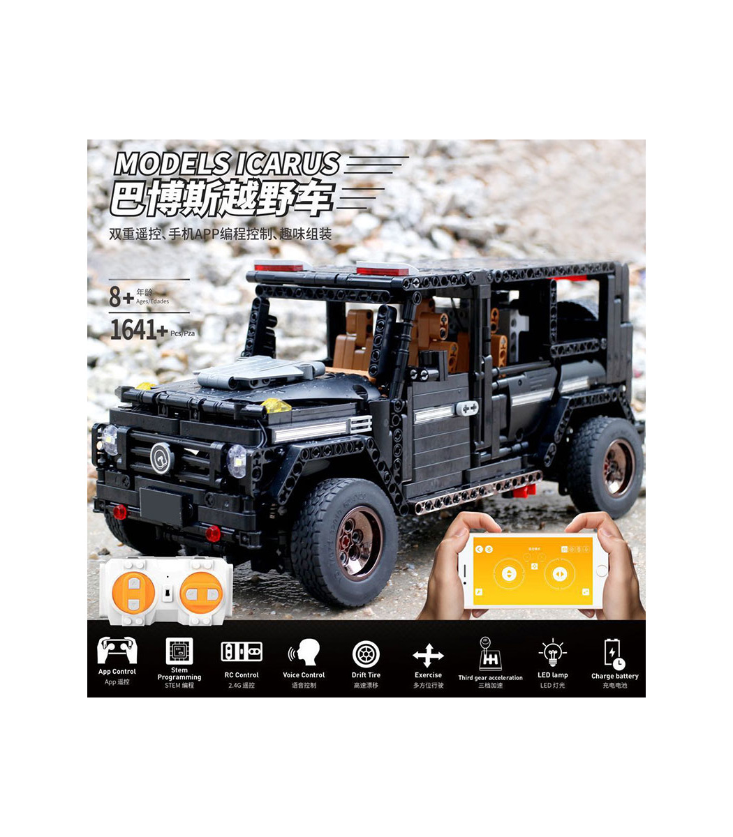 Mold King RC 1/10 WRANGLER Truck Building Blocks w/ RC System -KIT