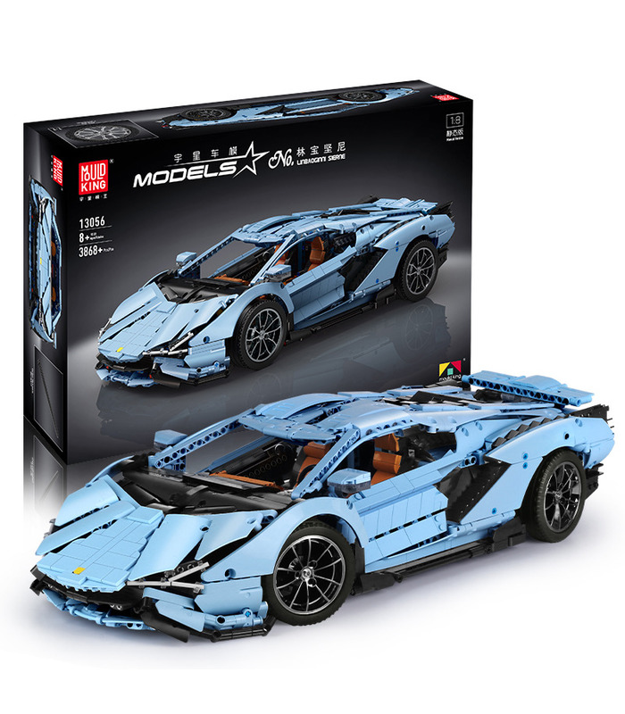 MOULE ROI 13056 Lamborghini Sian FKP 37 Bleu Manuel Edition de Blocs de Construction Jouets Jeu