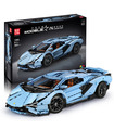 MOULE ROI 13056 Lamborghini Sian FKP 37 Bleu Manuel Edition de Blocs de Construction Jouets Jeu