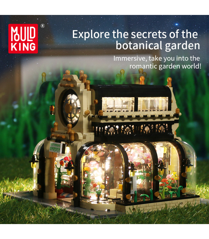 MOLD KING 16019 16019 Botanischer Garten Nova Town Bausteine Spielzeugset