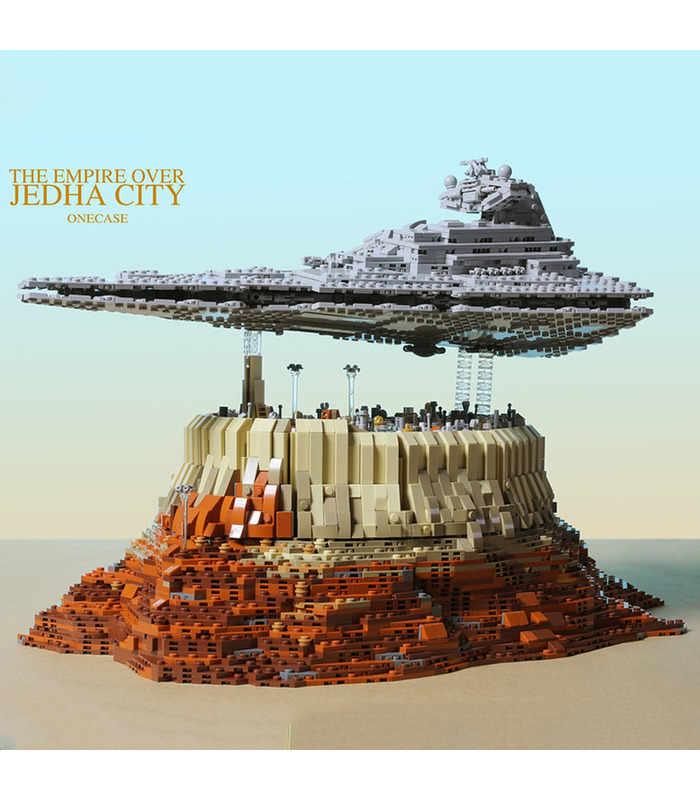 MOLD KING 21007 Empire Over Jedha City 빌딩 블록 장난감 세트