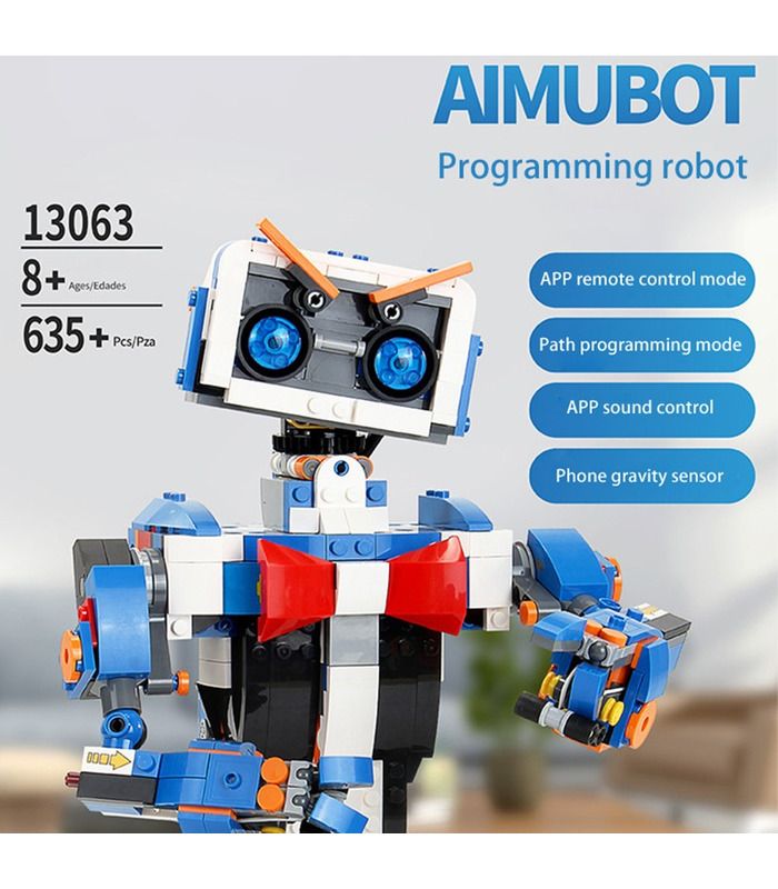 金型王13063Aimubot知能RC DIYロボットのブロック玩具セット