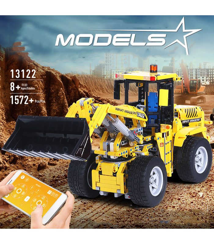 MOLDE REY 13122 Volvo L350F Cargadora Excavadora Bloques de Construcción de Juguete Set