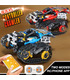 MOULD KING 13032 Mini Tank RC Track Stunt Car Blue Building Blocks Toy Set