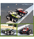 MOLD KING 13032 Mini Tank RC Track Stunt Car Blau Bausteine Spielzeugset