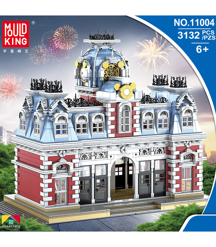 MOLD KING 11004 Die Station des Dreamland Castle Building Blocks Toy Set