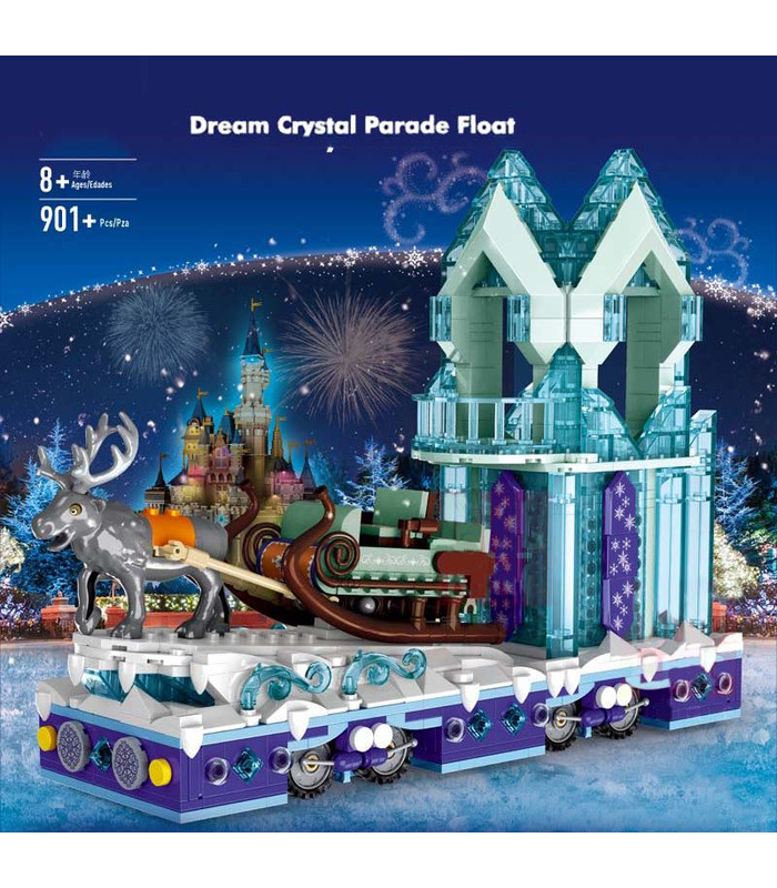 MOLD KING 11002 Dream Crystal Parade Float Bausteine-Spielzeug-Set