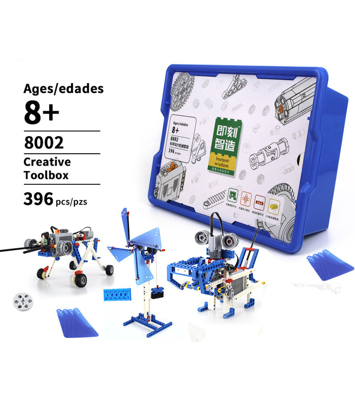 Robotik-Ausbildung MINT-Konstruktion Bauspielzeug-Set 396 Teile, kompatibel mit Modell