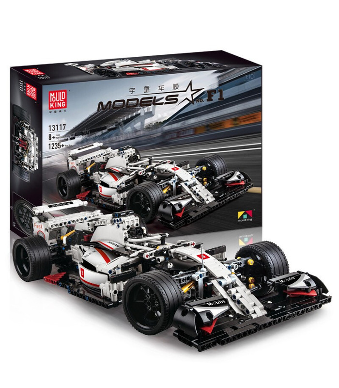 MOULD KING 13117 City F1 Racing Car Building Blocks Toy Set ...