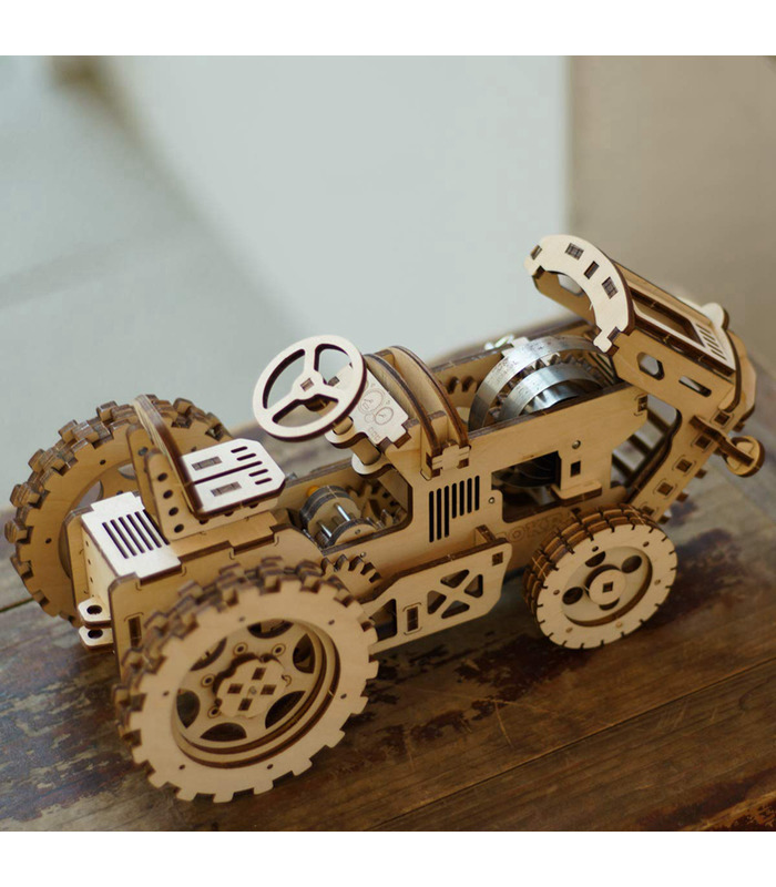 ROKR 3D Puzzle Bewegliche DIY Traktor Holzbau Spielzeug Kit