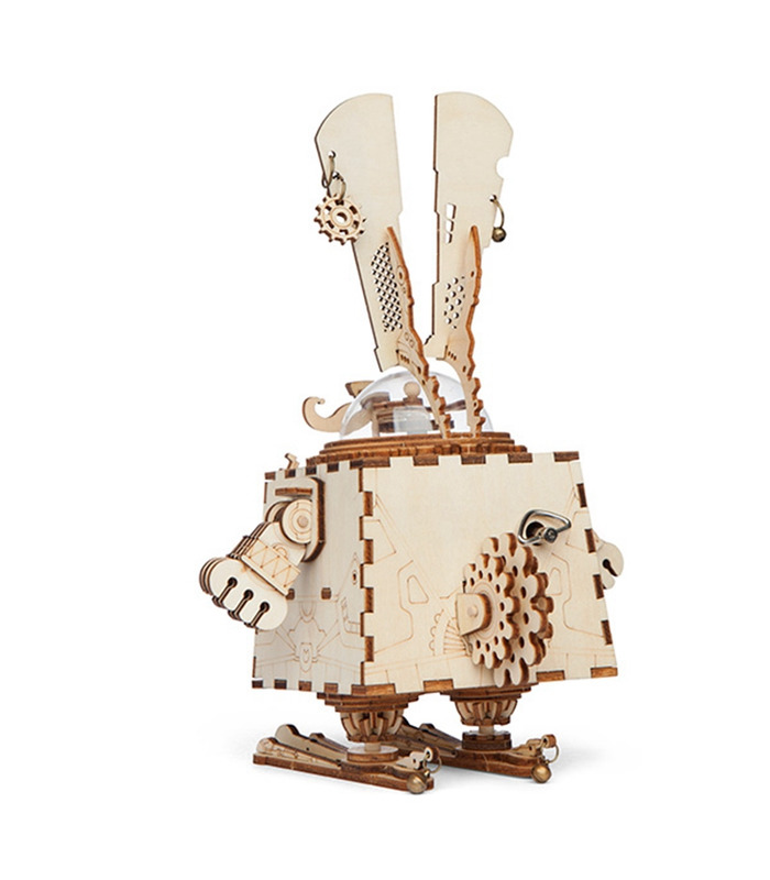 ROKR de Puzzle en 3D Steampunk Lapin Bâtiment en Bois Kit de Jouets