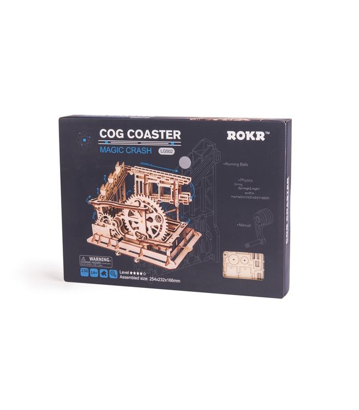 ROKR Puzzle 3D en Marbre Squad Jeu de lancer de Bâtiment en Bois Kit de Jouets