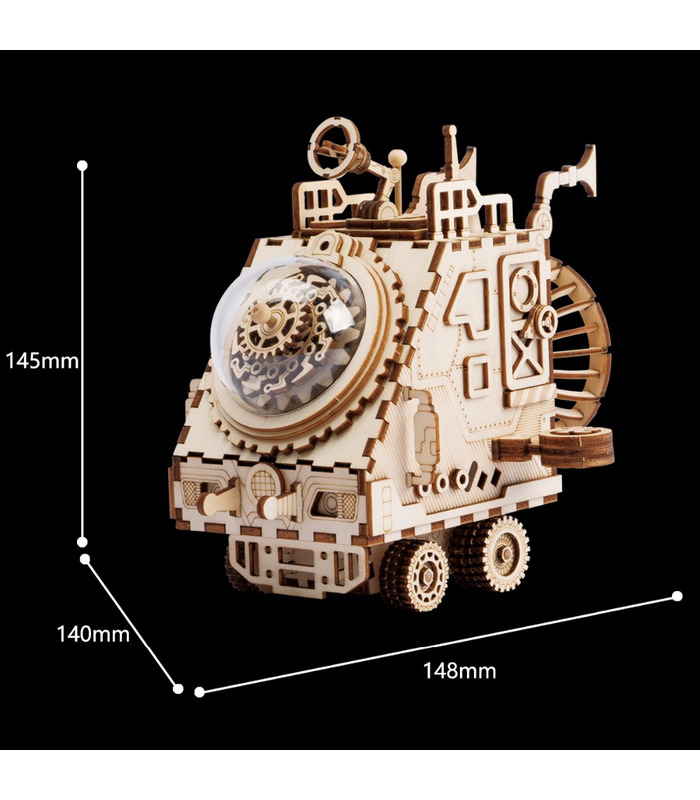 ROKR de Puzzle en 3D de l'Espace de Véhicules de Bâtiment en Bois Kit de Jouets