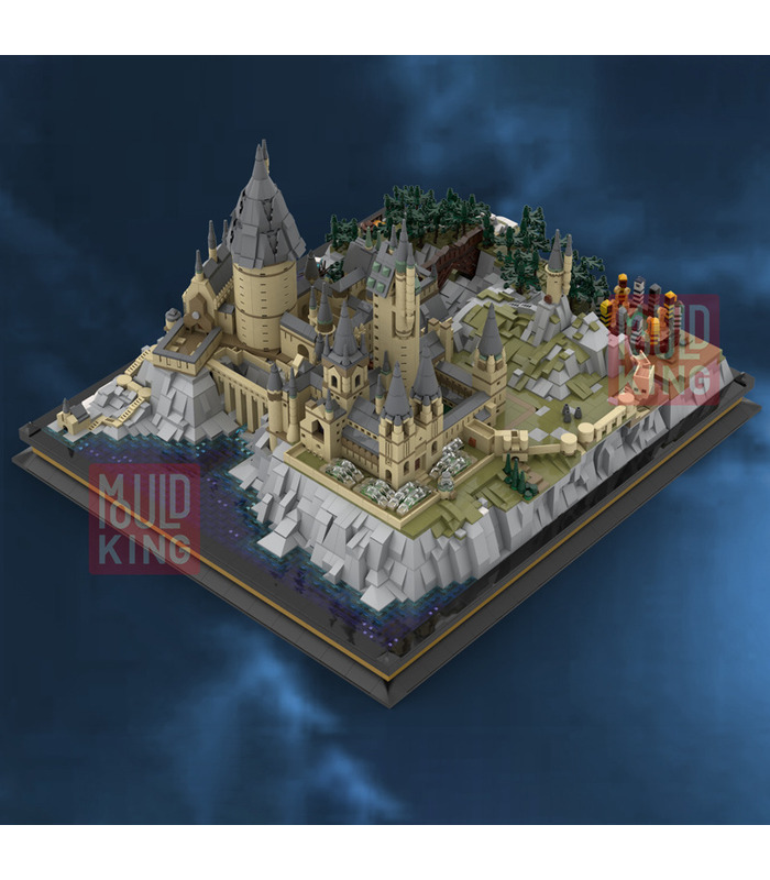 MOLD KING 22004 Hogwarts School of Witchcraft and Wizardry Castle 빌딩 블록 장난감 세트