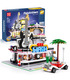 MOULD KING 16002 Guitar Shop Nova Town with LED Lights Building Blocks Toy Set