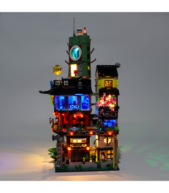 Kit de luz Para Ninjago City Set de Iluminación LED 70620