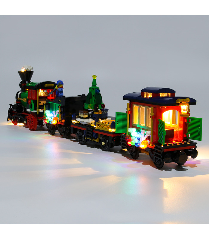 Kit d'éclairage Pour des Vacances d'Hiver en Train Set de projecteurs à LED 10254