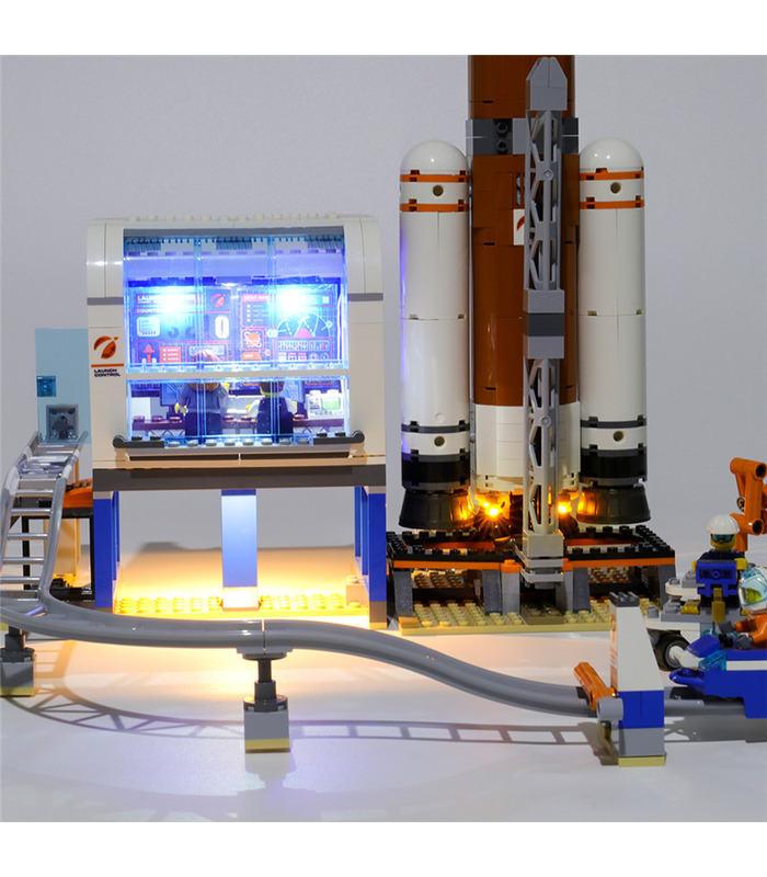 Kit d'éclairage Pour Deep Space Rocket et de Contrôle de Lancement Set de projecteurs à LED 60228