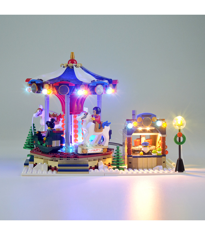 Kit de lumière Pour Noël, le Village d'Hiver Marché de l'Éclairage LED Set 10235