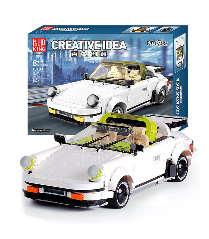 MOLDE REY 13103 Porche 911 Targa Idea Creativa Bloques de Construcción de Juguete Set