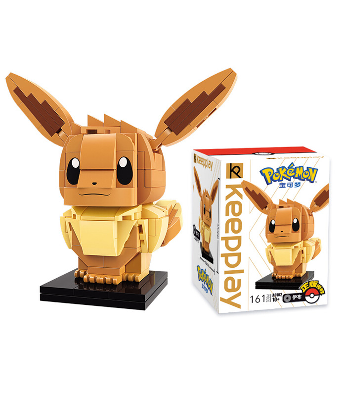 Keeppley Ppokemon A0102 EeVee Qman 빌딩 블록 장난감 세트