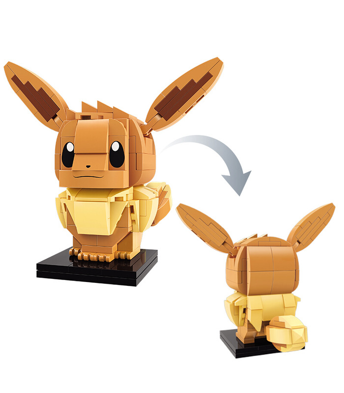 Keeppley Ppokemon A0102 EeVee Qman 빌딩 블록 장난감 세트