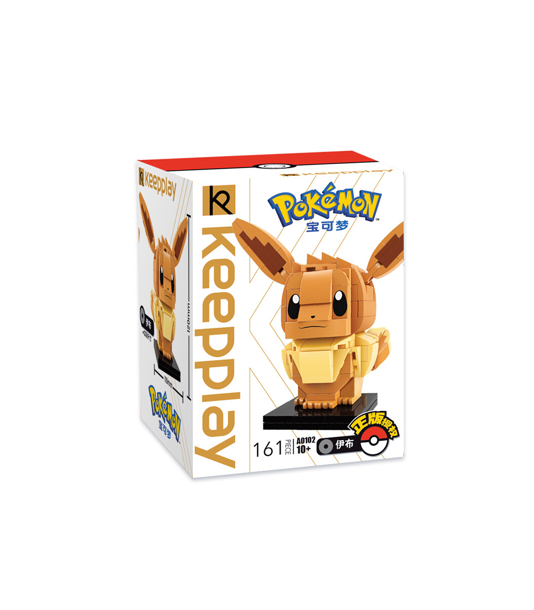 Keeppley Pokemon A0102 Eevee Qman Bausteine Spielzeugset Buildingtoystore Com