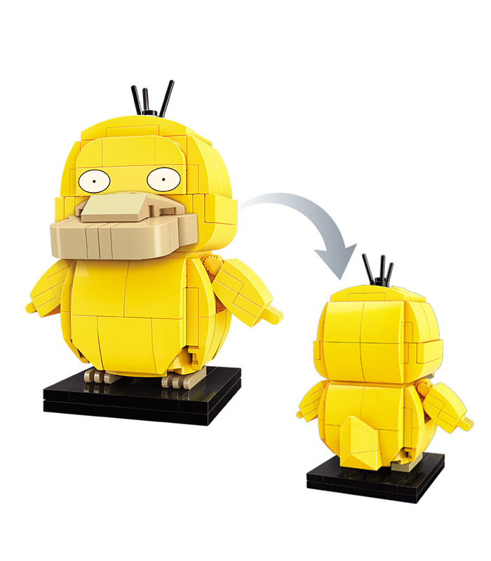 Keeppley Ppokemon A0103Psyduck Qmanビルブロック玩具セット