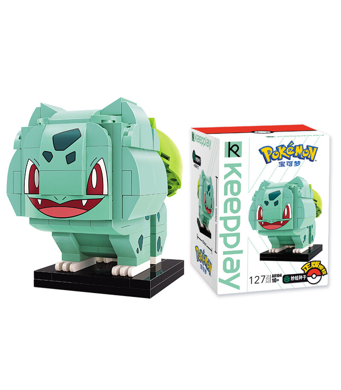 Keeppley Pokemon A0104 Bulbasaur Qman 빌딩 블록 장난감 세트