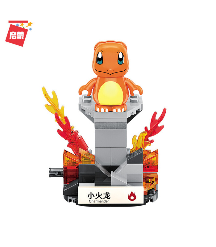 Keeppley Ppokemon B0105 Charmander Qman 빌딩 블록 장난감 세트