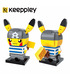 Keeppley Ppokemon K20202 Pikachu COS de Agua de la Flota Qman Bloques de Construcción de Juguete Set