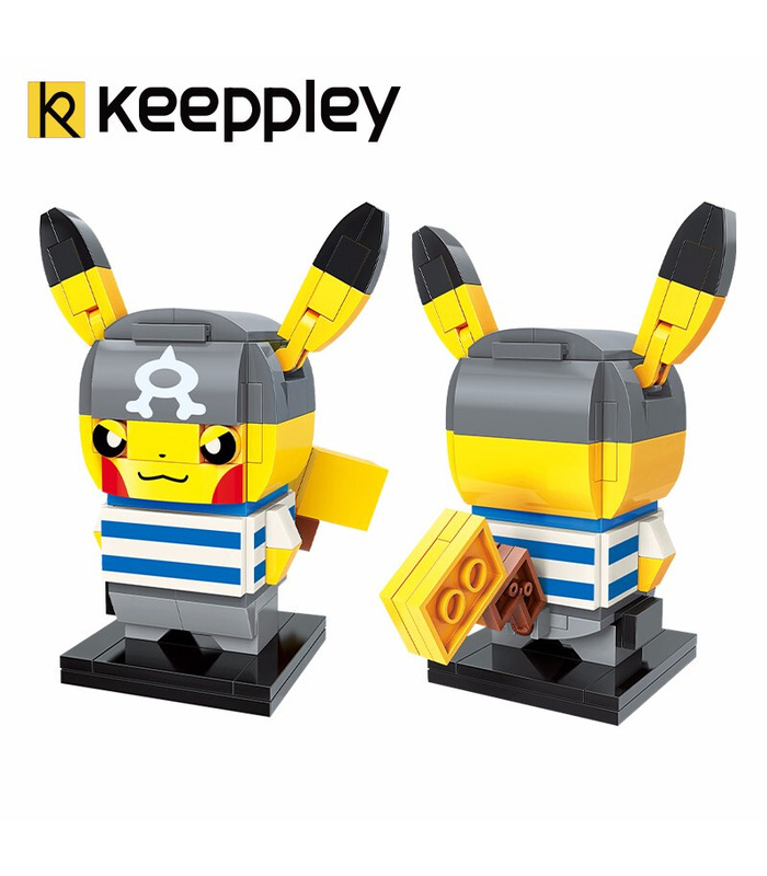 Keeppley Ppokemon K20202 Pikachu COS Wasserflotte Qman Bausteine Spielzeugset