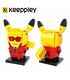 Keeppley Pokemon K20204 Pikachu COS Flash Team Qman 빌딩 블록 장난감 세트