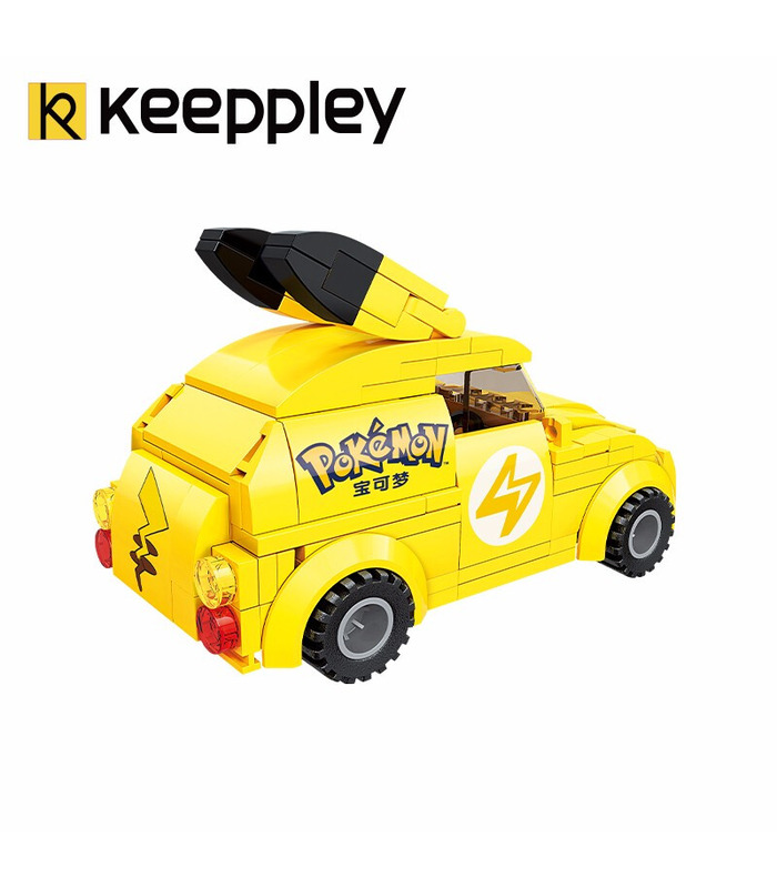 Keeppley Pokemon K20205 Pikachu Minicar Qman 빌딩 블록 장난감 세트