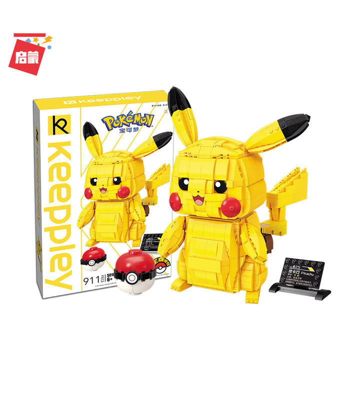 Keeppley Pokemon S0101 Pikachu Große Qman Bausteine Spielzeug Set