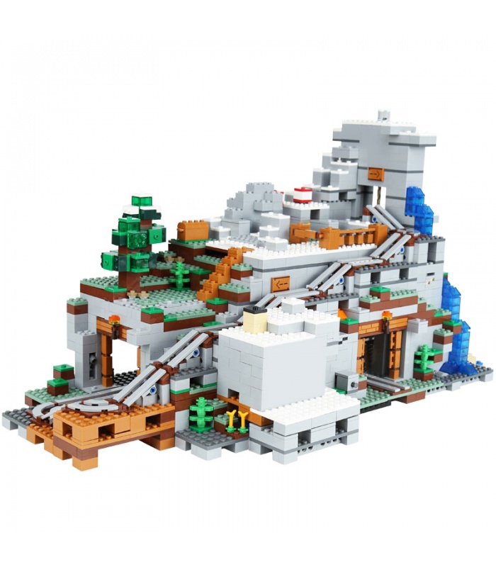 Custom Minecraft The Mountain Cave Compatible Building Bricks Toy Set 