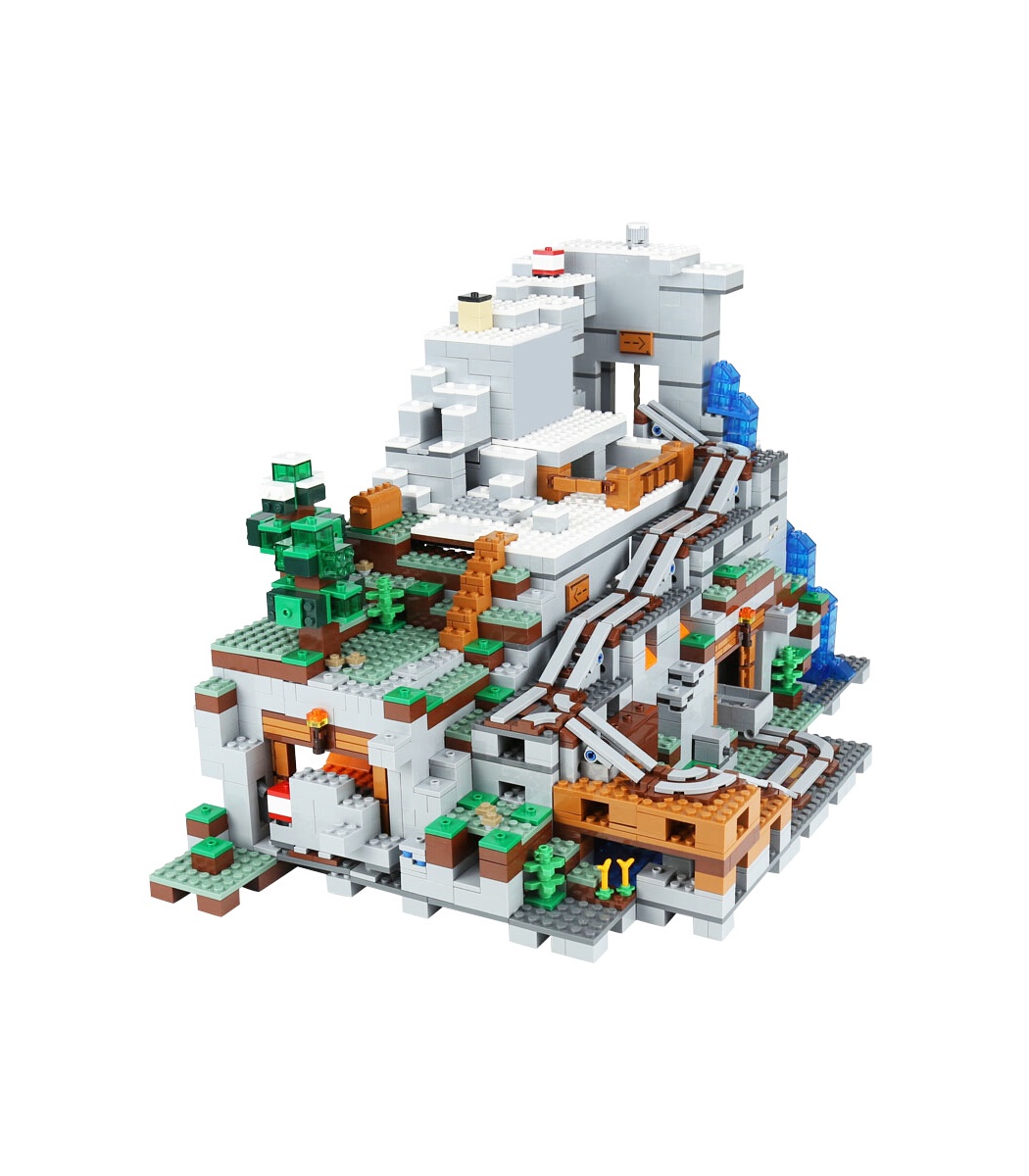 Custom Minecraft The Mountain Cave Compatible Building Bricks Toy Set 2932 Pieces Buildingtoystore Com