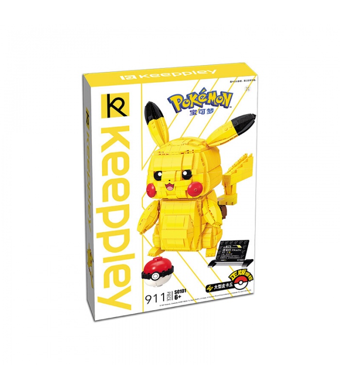 Keeppley Pokemon S0101 Pikachu Große Qman Bausteine Spielzeug Set