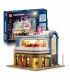 MOULD KING 16001 California Downtown Diner Restaurant by dagupa Building Blocks Toy Set