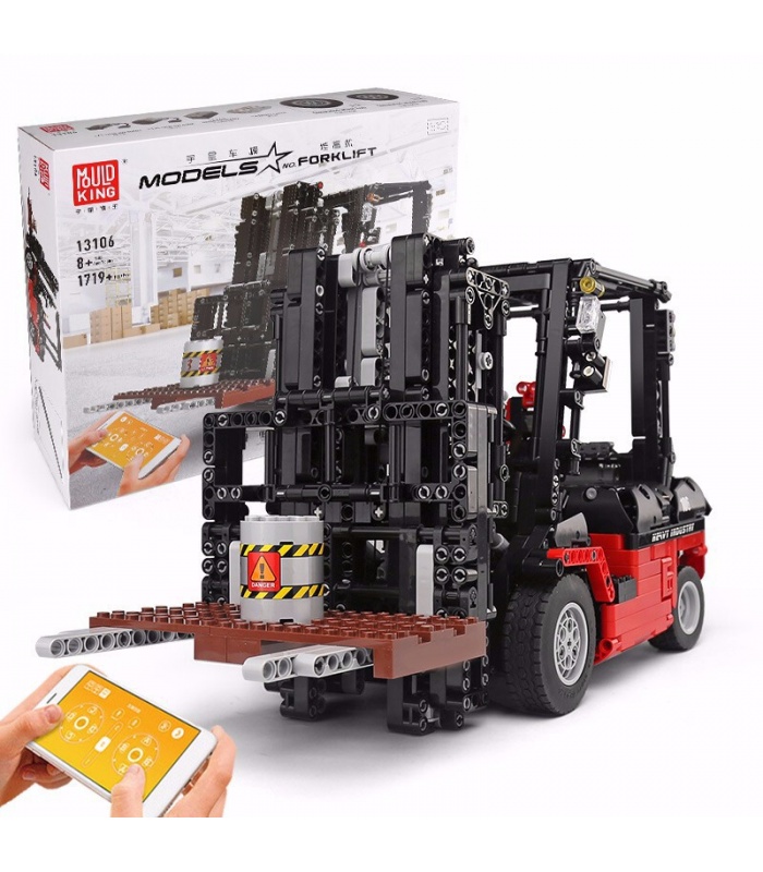 MOULD KING 13106 Forklift Truck Mk II RC Building Blocks Toy Set