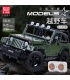 MOLD KING 13124D 육군 녹색 오프로드 차량 Rubicon RC 빌딩 블록 장난감 세트