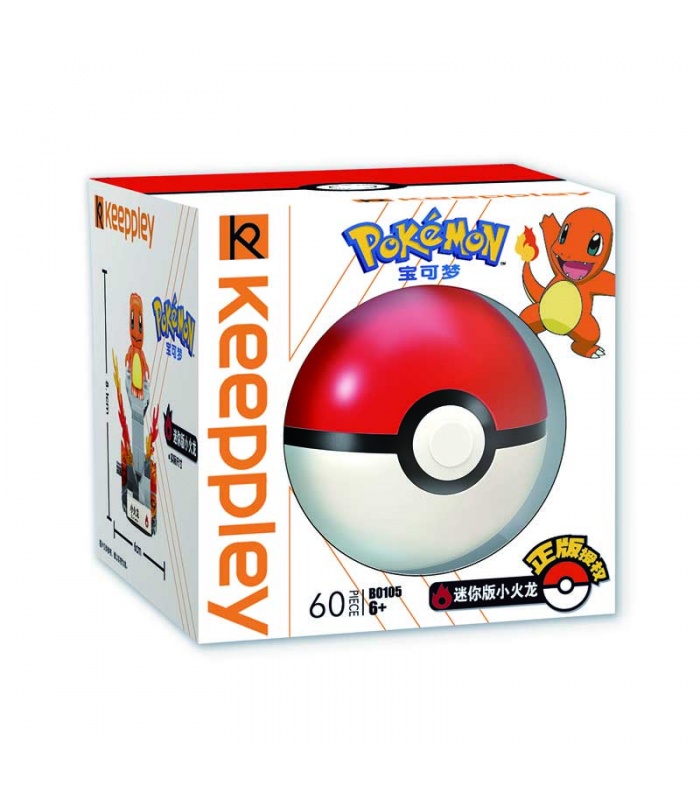 Keeppley Ppokemon B0105Charmander Qmanビルブロック玩具セット