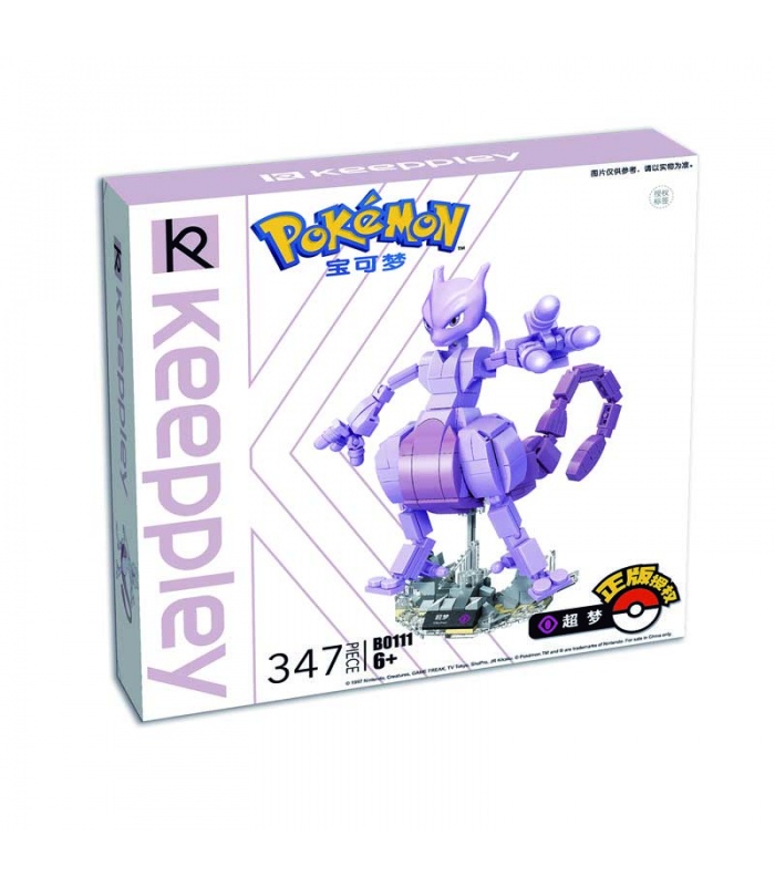 Keeppley Pokemon B0111 Mewtwo Qman Blocs De Construction Jouets Jeu